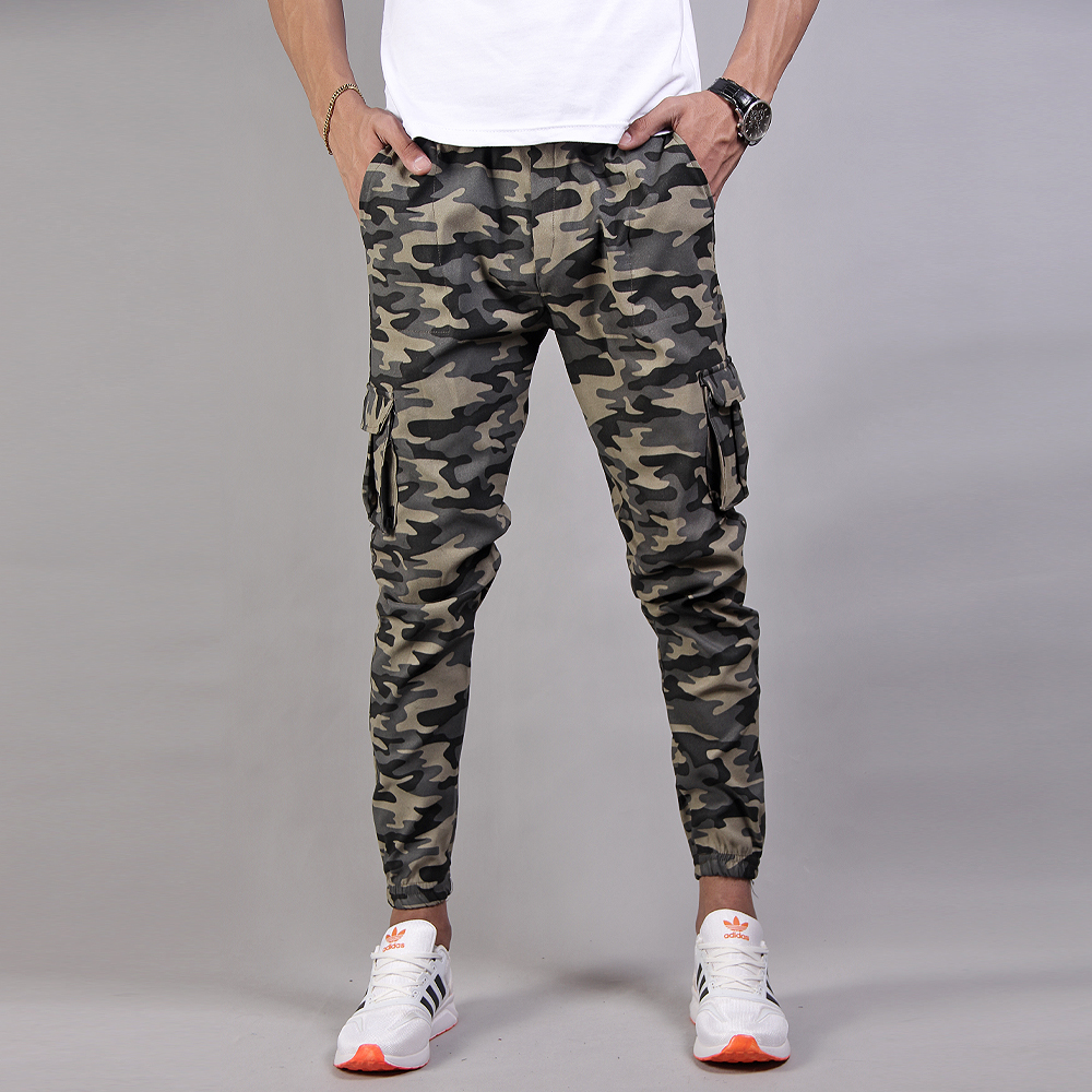 شلوار اسلش چریکی سبز